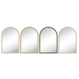Vgspejl Home ESPRIT Beige Natur Scandi 60 x 2 x 90 cm (4 enheder) #1
