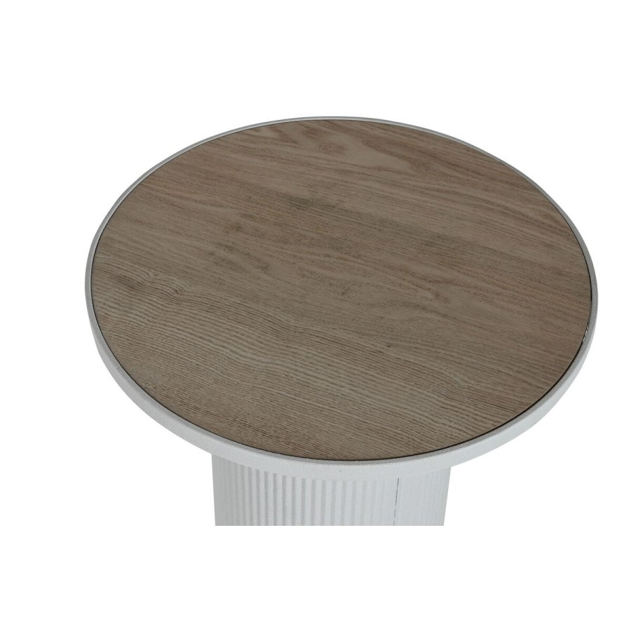 Sofabord Home ESPRIT Hvid Metal Tr MDF 46 x 46 x 56 cm #2