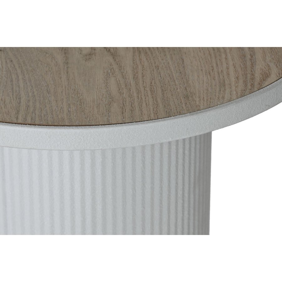 Sofabord Home ESPRIT Hvid Metal Tr MDF 46 x 46 x 56 cm #3