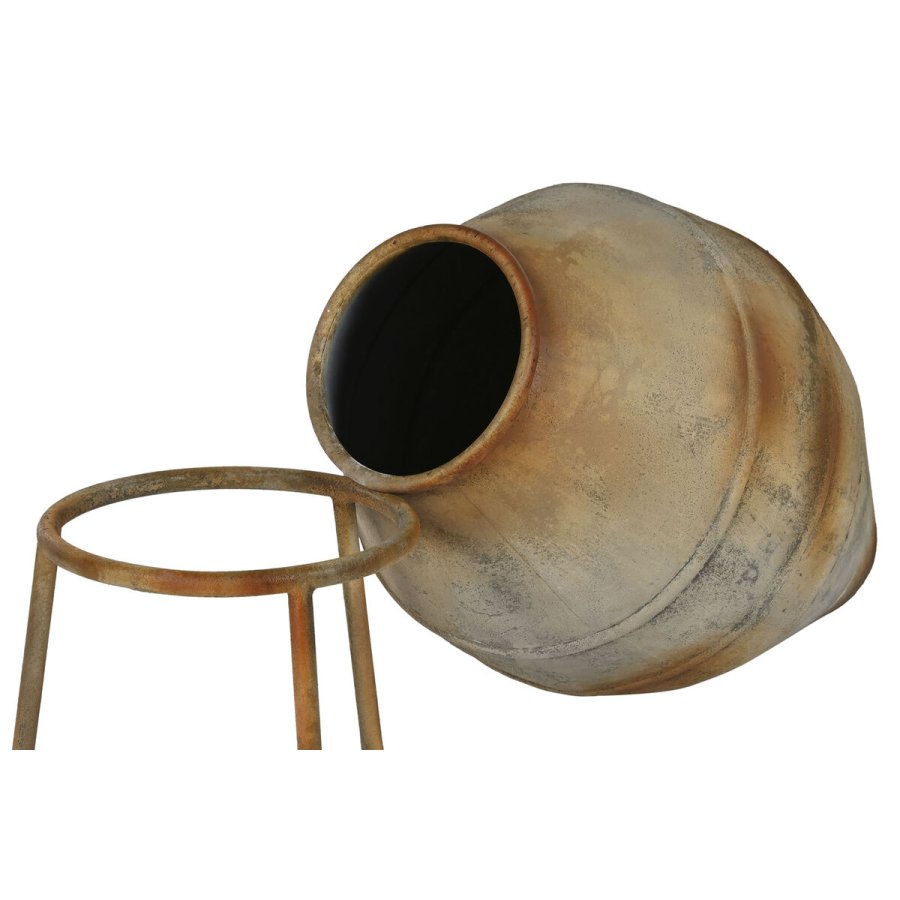 Vase Home ESPRIT Beige Metal 49 X 49 X 93 cm #5