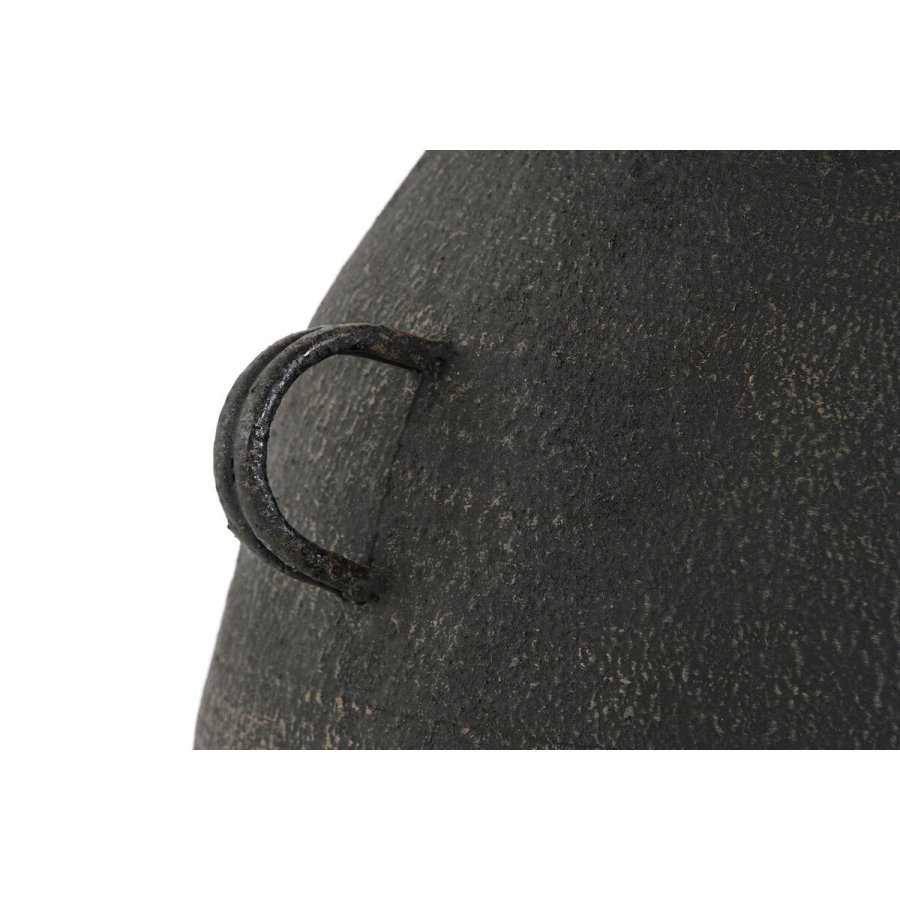 Vase Home ESPRIT Sort Metal 34,5 x 34,5 x 57 cm #3