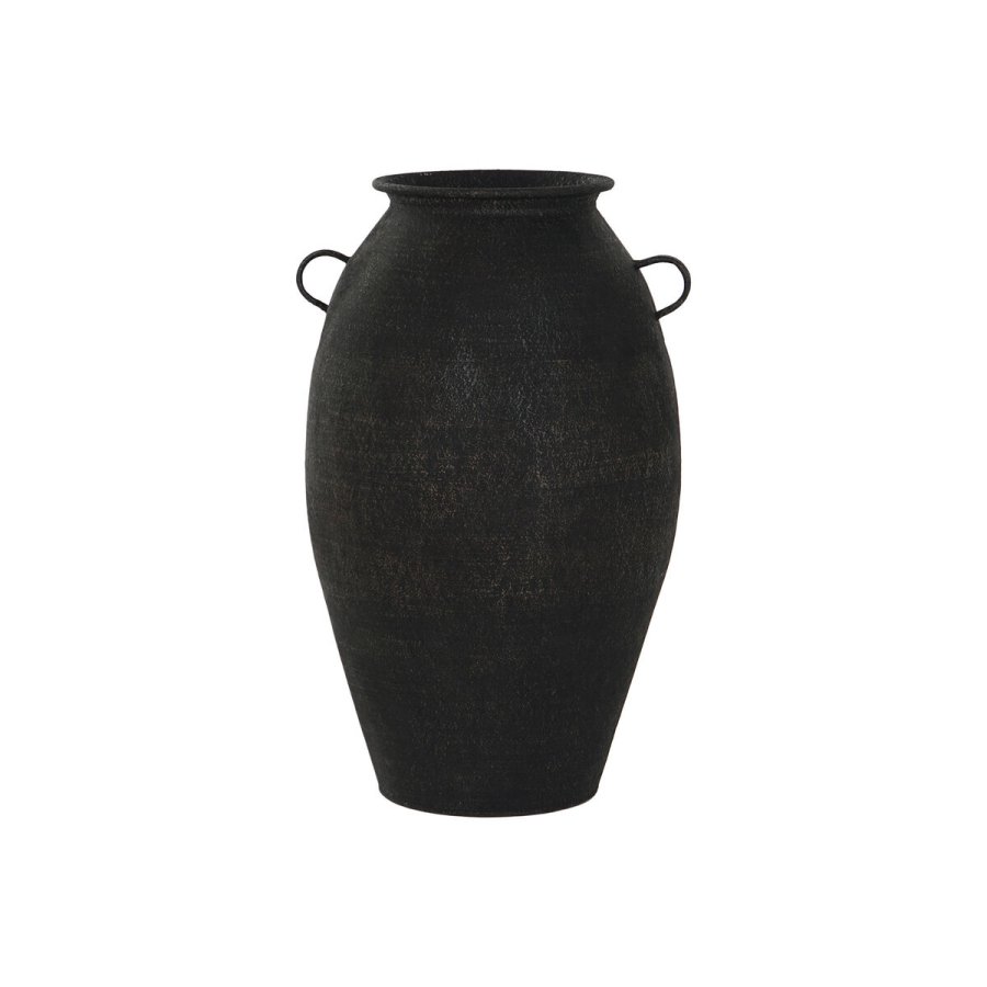 Vase Home ESPRIT Sort Metal 34,5 x 34,5 x 57 cm #1