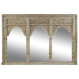 Vgspejl Home ESPRIT Natur 160 x 12 x 110 cm #1