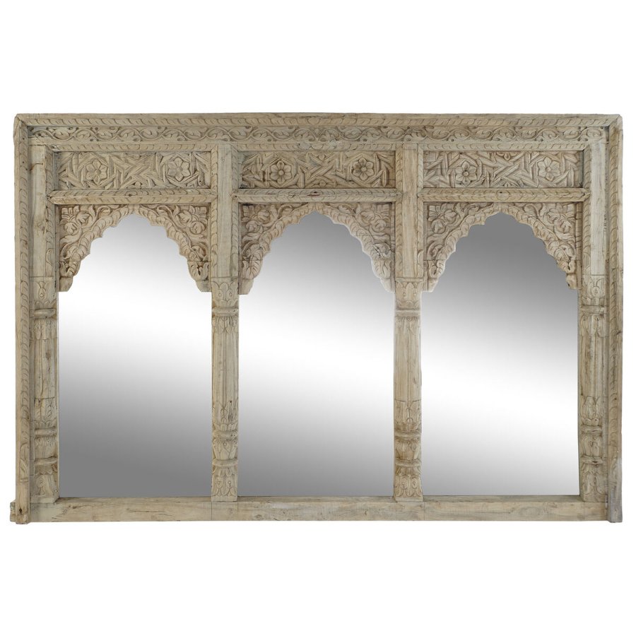 Vgspejl Home ESPRIT Natur 160 x 12 x 110 cm #1