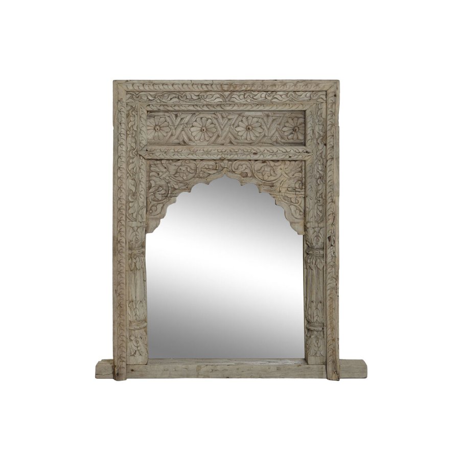 Vgspejl Home ESPRIT Natur 60 x 10 x 85 cm #1