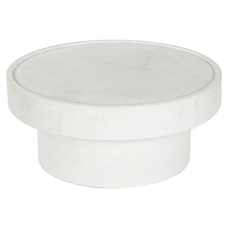 Sofabord Home ESPRIT Hvid 79 x 79 x 35 cm #1