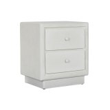 Natbord Home ESPRIT Hvid 48 x 36 x 53 cm #1