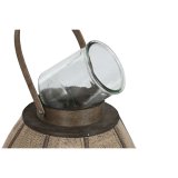 Lyseholder Home ESPRIT Natur Jute Bambus 37 x 37 x 70 cm #4