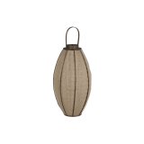 Lyseholder Home ESPRIT Natur Jute Bambus 37 x 37 x 70 cm #1