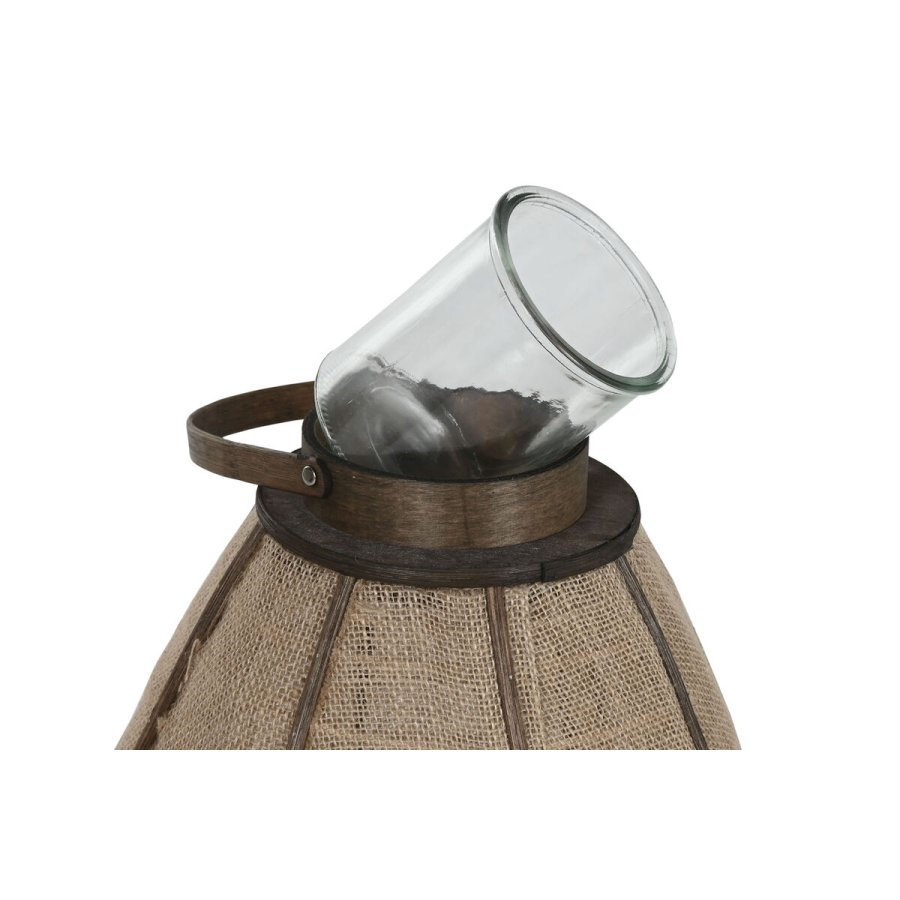 Lyseholder Home ESPRIT Natur Jute Bambus 34 x 34 x 60 cm #4