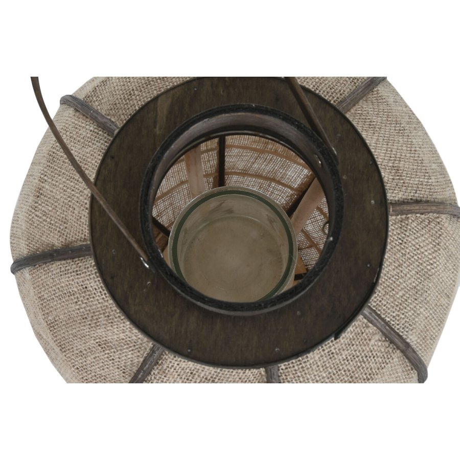 Lyseholder Home ESPRIT Natur Jute Bambus 33 x 33 x 61,5 cm #3