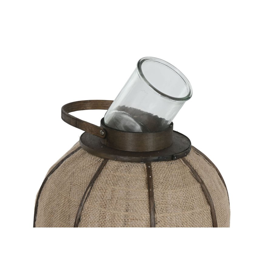 Lyseholder Home ESPRIT Natur Jute Bambus 33 x 33 x 61,5 cm #4