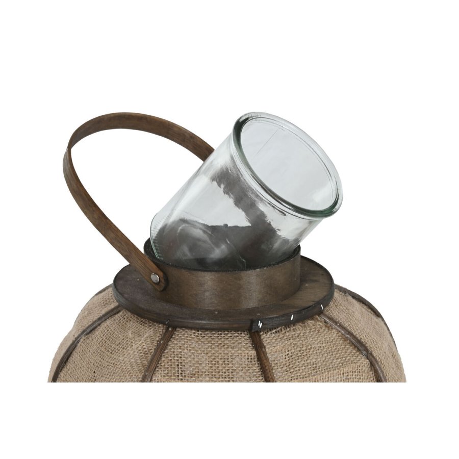 Lyseholder Home ESPRIT Natur Jute Bambus 29,5 x 29,5 x 46 cm #4