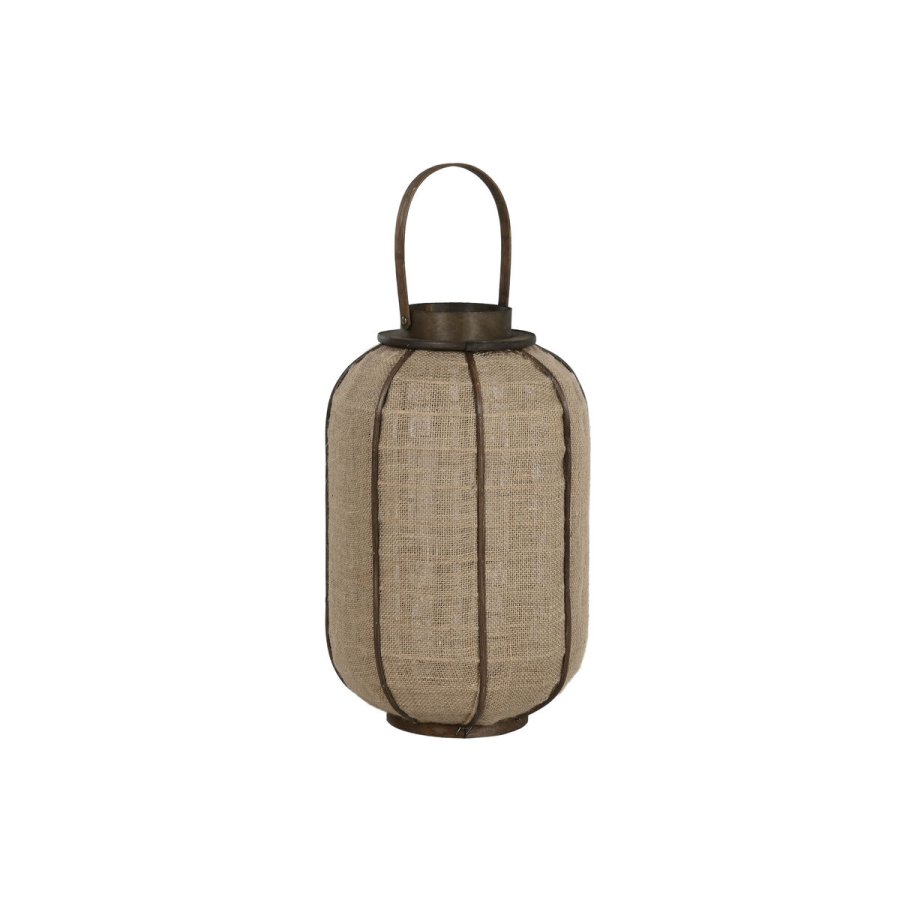 Lyseholder Home ESPRIT Natur Jute Bambus 29,5 x 29,5 x 46 cm #1