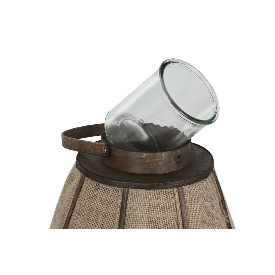 Lyseholder Home ESPRIT Natur Jute Bambus 41,5 x 41,5 x 57 cm #4