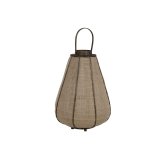Lyseholder Home ESPRIT Natur Jute Bambus 41,5 x 41,5 x 57 cm #1