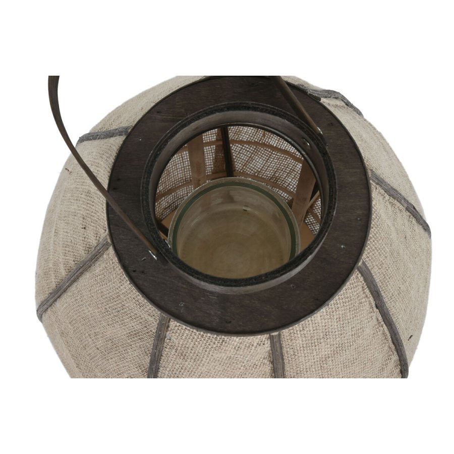 Lyseholder Home ESPRIT Natur Jute Bambus 36 x 36 x 48,5 cm #3