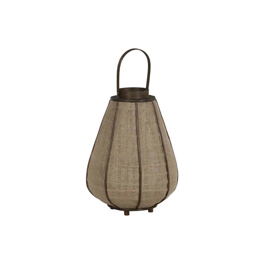 Lyseholder Home ESPRIT Natur Jute Bambus 36 x 36 x 48,5 cm #1