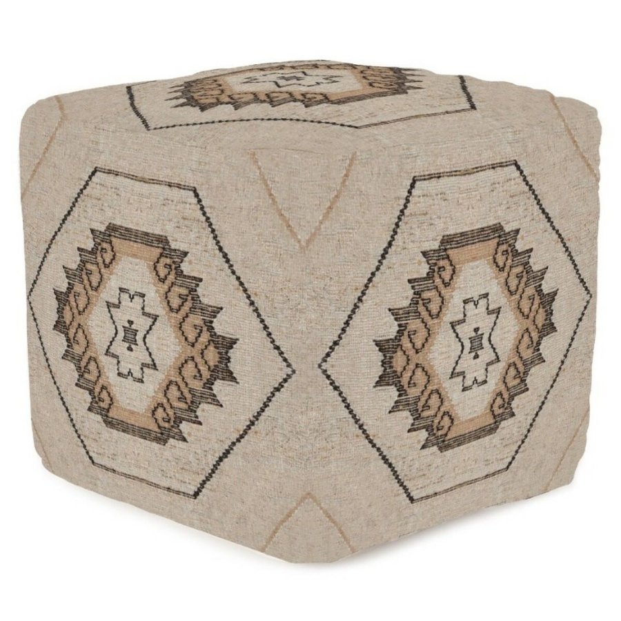 Fodsttte Home ESPRIT Brun Natur 45 x 45 x 45 cm #1