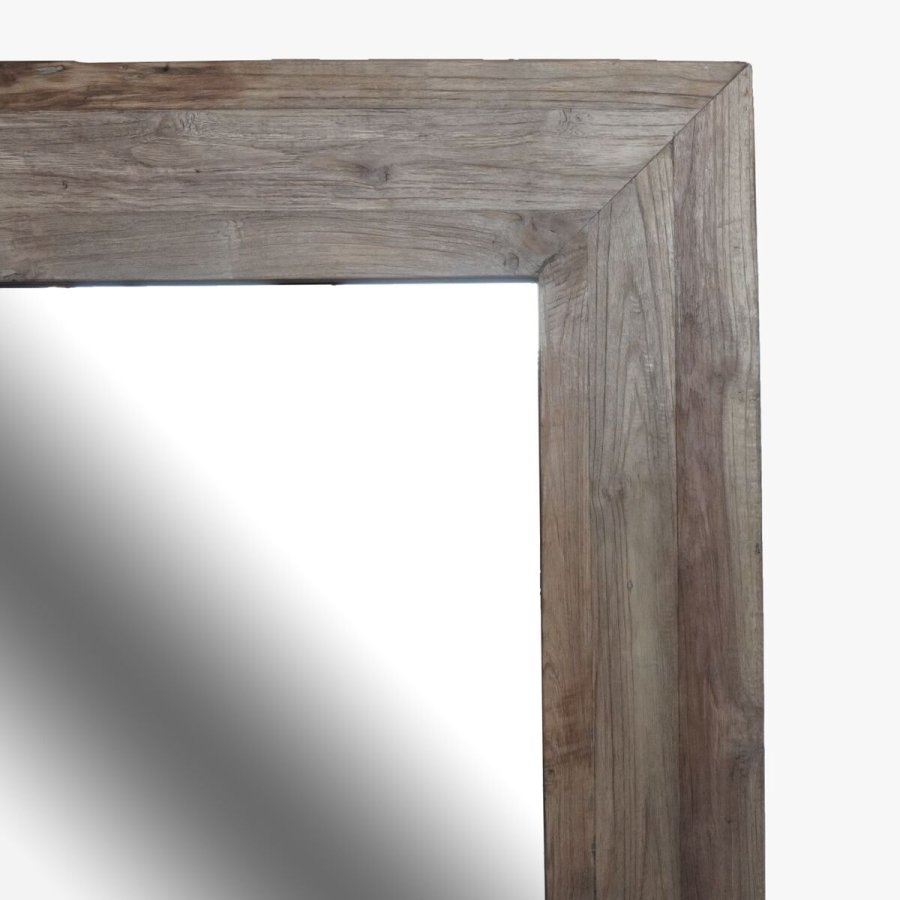 Fritstende spejl Home ESPRIT Teak 120 X 3 X 220 cm #5