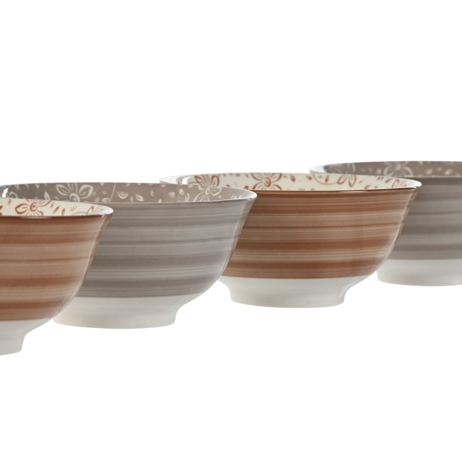Sklst Home ESPRIT Brun Beige Porceln Cvetlice Shabby Chic 15 x 15 x 7 cm #4