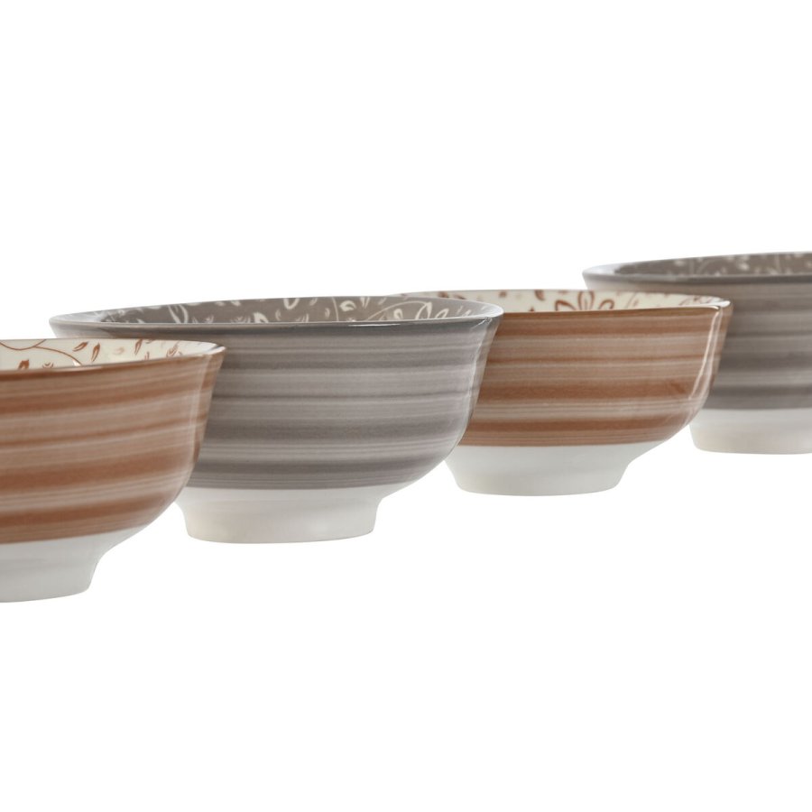 Sklst Home ESPRIT Brun Beige Porceln Cvetlice Shabby Chic 11,5 x 11,5 x 6 cm #4