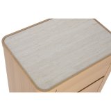 Natbord Home ESPRIT Natur Lysegr 56 X 40 X 51 cm #13
