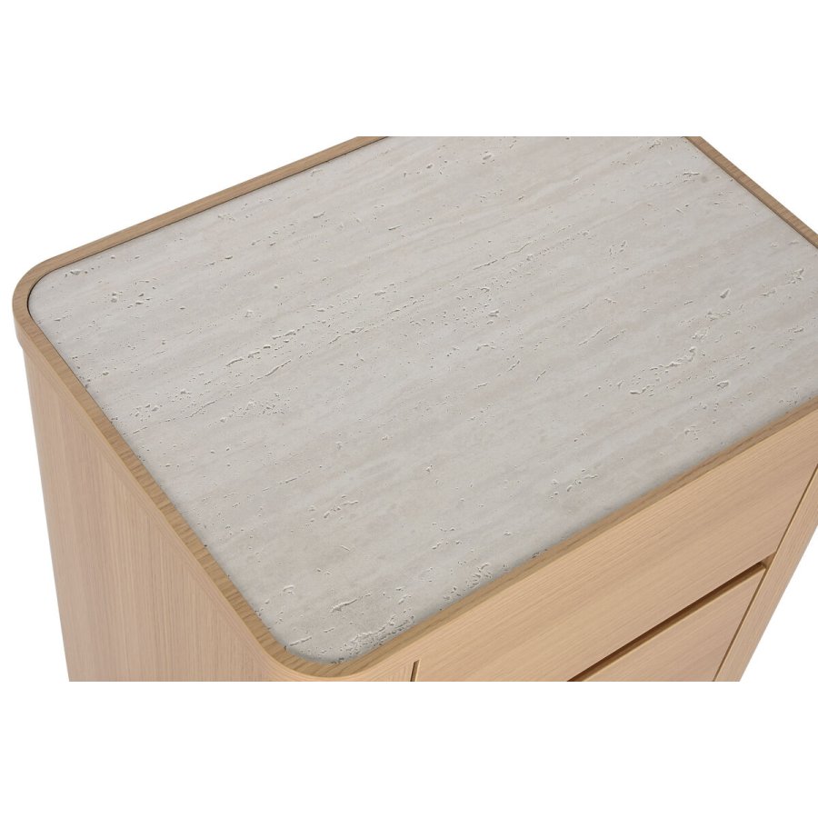 Natbord Home ESPRIT Natur Lysegr 56 X 40 X 51 cm #13