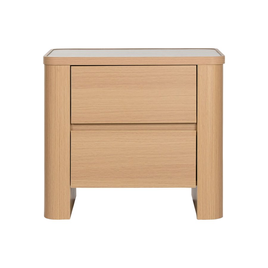 Natbord Home ESPRIT Natur Lysegr 56 X 40 X 51 cm #25