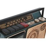 Namizna ura Home ESPRIT Gylden Mrk grn Metal Radio 24 x 8 x 17 cm #3