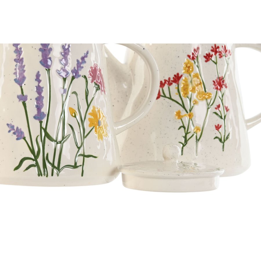 Tekande Home ESPRIT Multifarvet Porceln 900 ml (2 enheder) #1