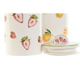 Blik Home ESPRIT Gul Rd Grn Moderne Frugt (2 enheder) #4