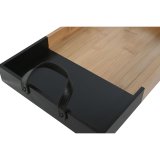 Snack bakke Home ESPRIT Sort Natur Moderne 42 x 27 x 4,5 cm #7