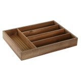 Bestikholder Home ESPRIT Natur Akacie 34,5 x 25,5 x 5 cm #4