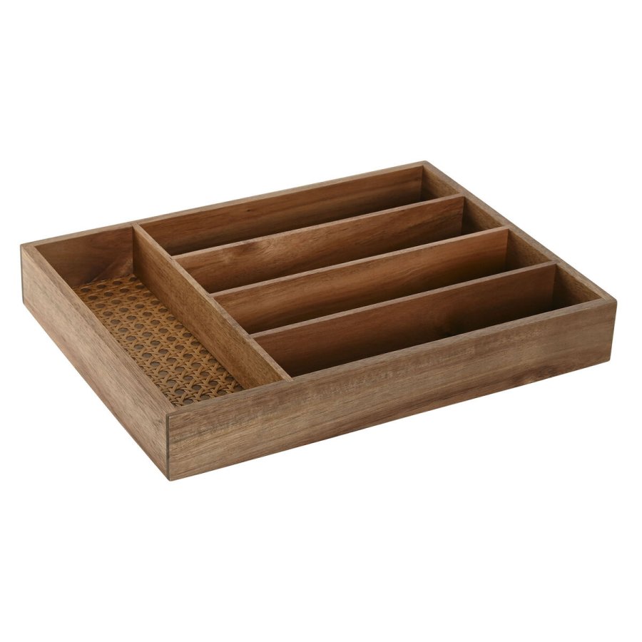 Bestikholder Home ESPRIT Natur Akacie 34,5 x 25,5 x 5 cm #4