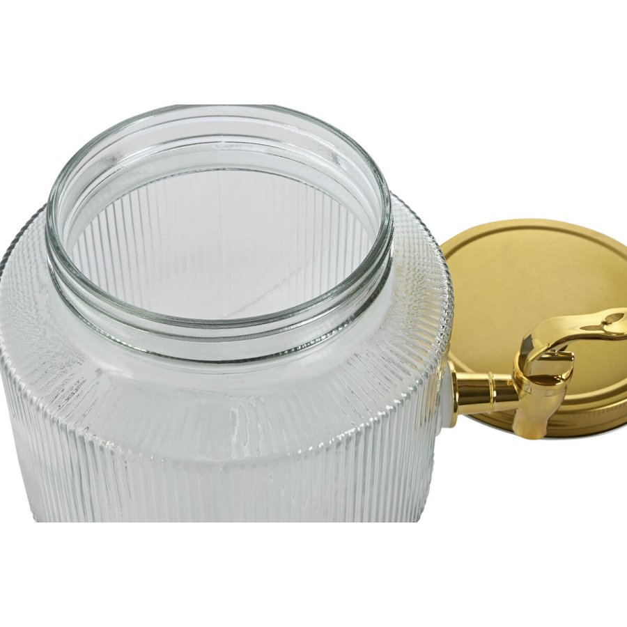 Vandbeholder Home ESPRIT Gylden Metal Krystal 17,8 x 25 x 15 cm #7