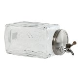Vandbeholder Home ESPRIT Gennemsigtig Metal Krystal 13 x 13,5 x 32,5 cm #1