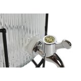 Vandbeholder Home ESPRIT Sort Metal Silikone Krystal ABS 5 L 19,6 x 23,5 x 40,5 cm #4