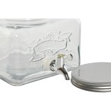 Vandbeholder Home ESPRIT Gennemsigtig Metal Silikone Krystal ABS 3,5 L 19 x 25 x 16 cm #4
