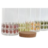 Blik Home ESPRIT Gul Grn Natur Kork Silikone Borosilikatglas Shabby Chic 1,4 L (4 enheder) #4