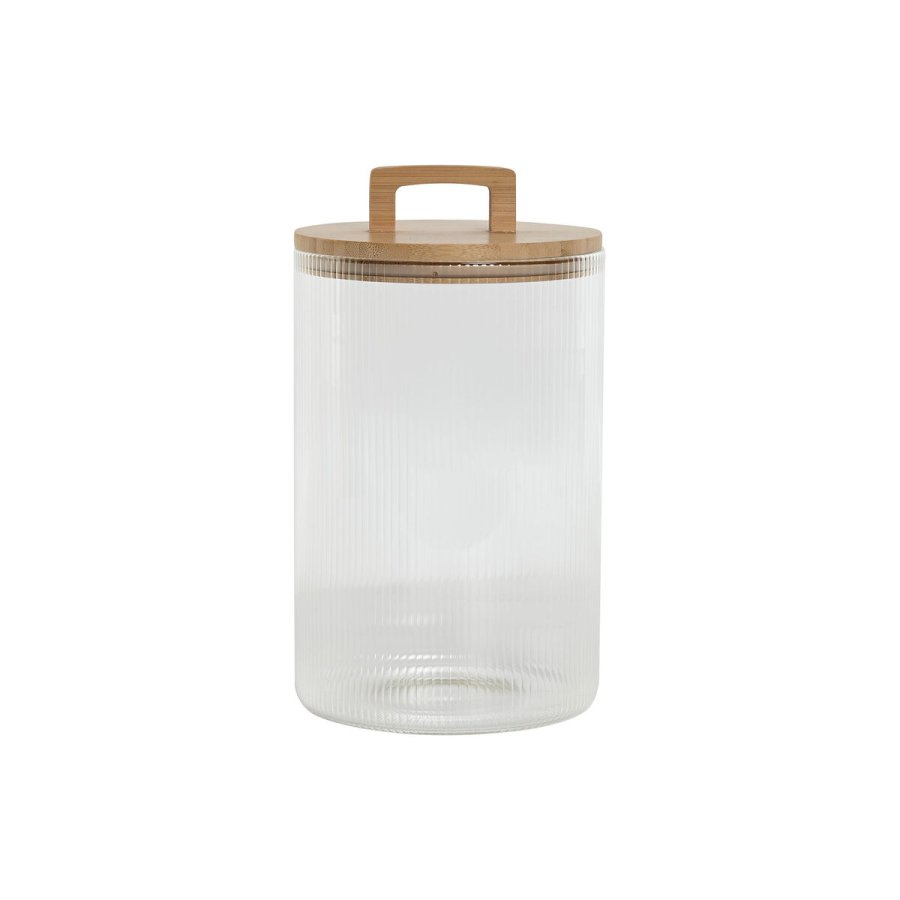 Blik Home ESPRIT Gennemsigtig Bambus Krystal 4 L #1