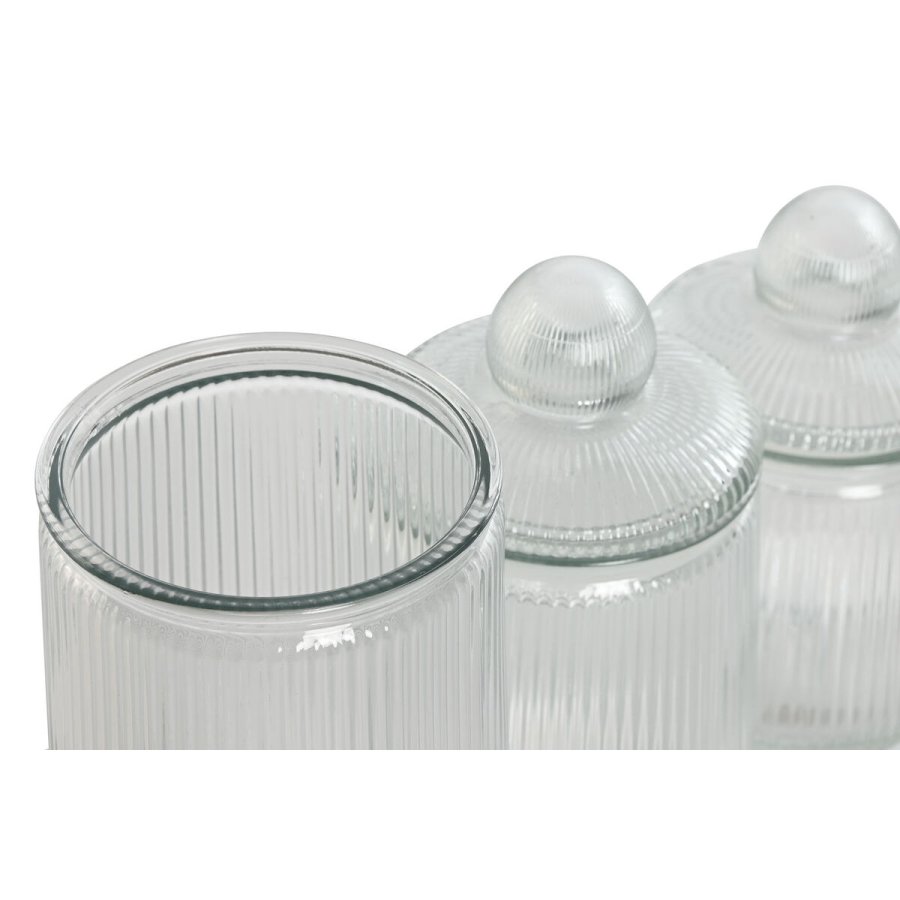 St med 3 Dser Home ESPRIT Gennemsigtig Silikone Krystal 1,4 L 3 Dele #7