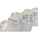 St med 3 Dser Home ESPRIT Gennemsigtig Metal Krystal 1,2 L 3 Dele #7