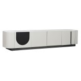 mbler Home ESPRIT Hvid Sort Beige 200 x 40 x 42 cm #1