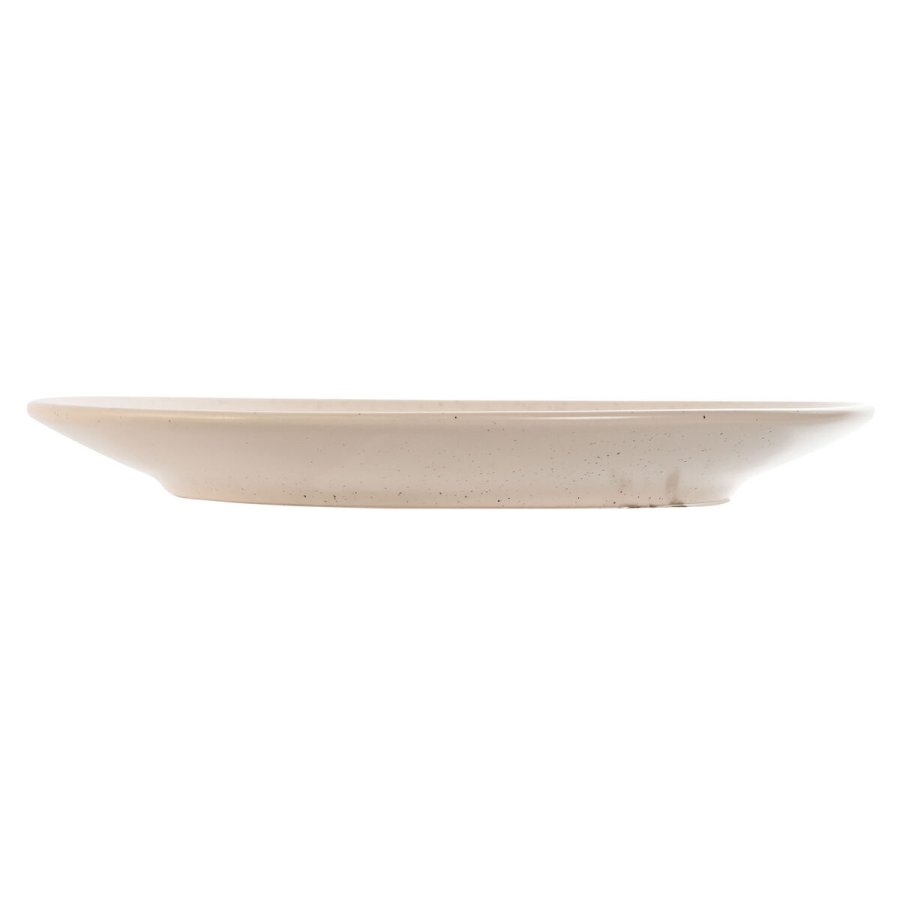 Flad Plade Home ESPRIT Hvid Beige Stentj Traditionel 20 x 20 x 2,5 cm #10