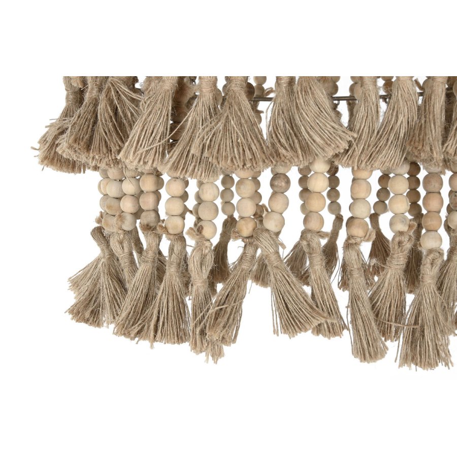 Loftslampe Home ESPRIT Brun Natur Tr Metal 50 W 53 x 53 x 123 cm #2