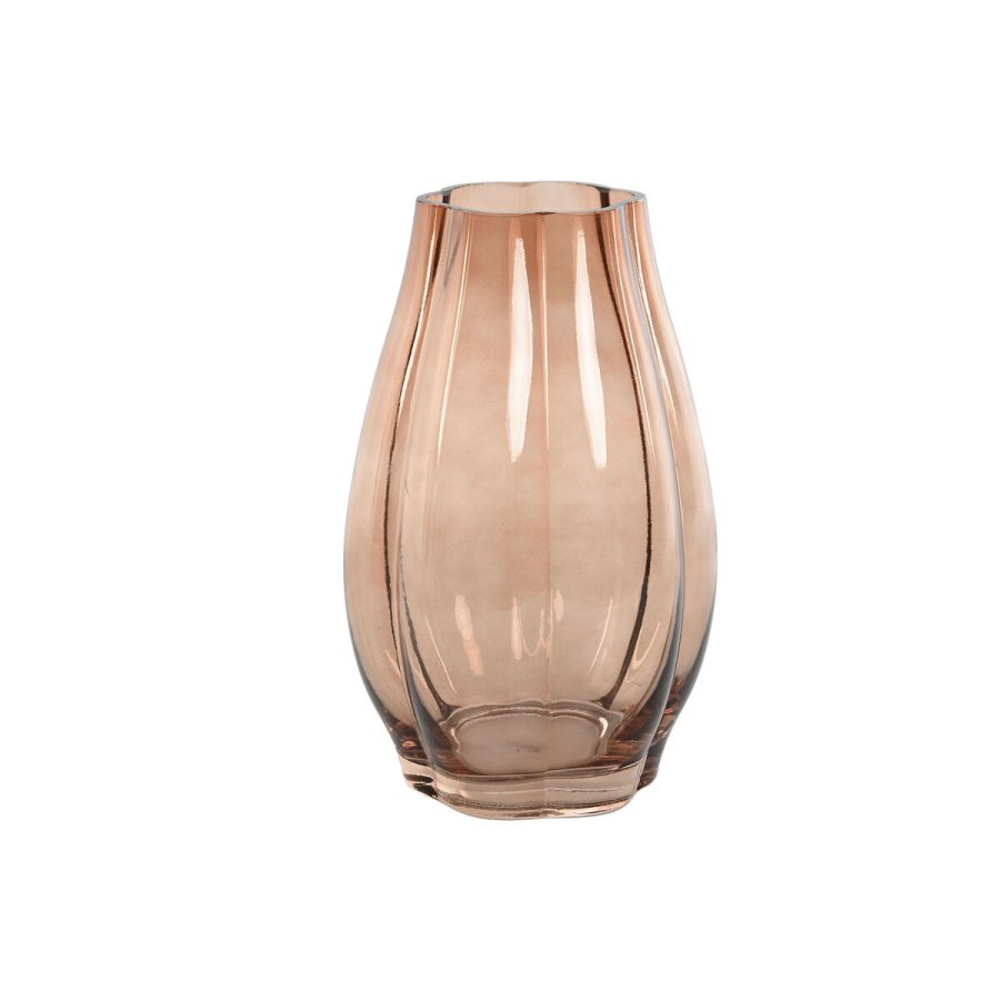 Vase Home ESPRIT Rav Krystal Moderne 16 x 16 x 26 cm #1