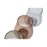 Vase Home ESPRIT Bl Grn Rav Krystal Moderne 14,5 x 14,5 x 18 cm (3 enheder) #3