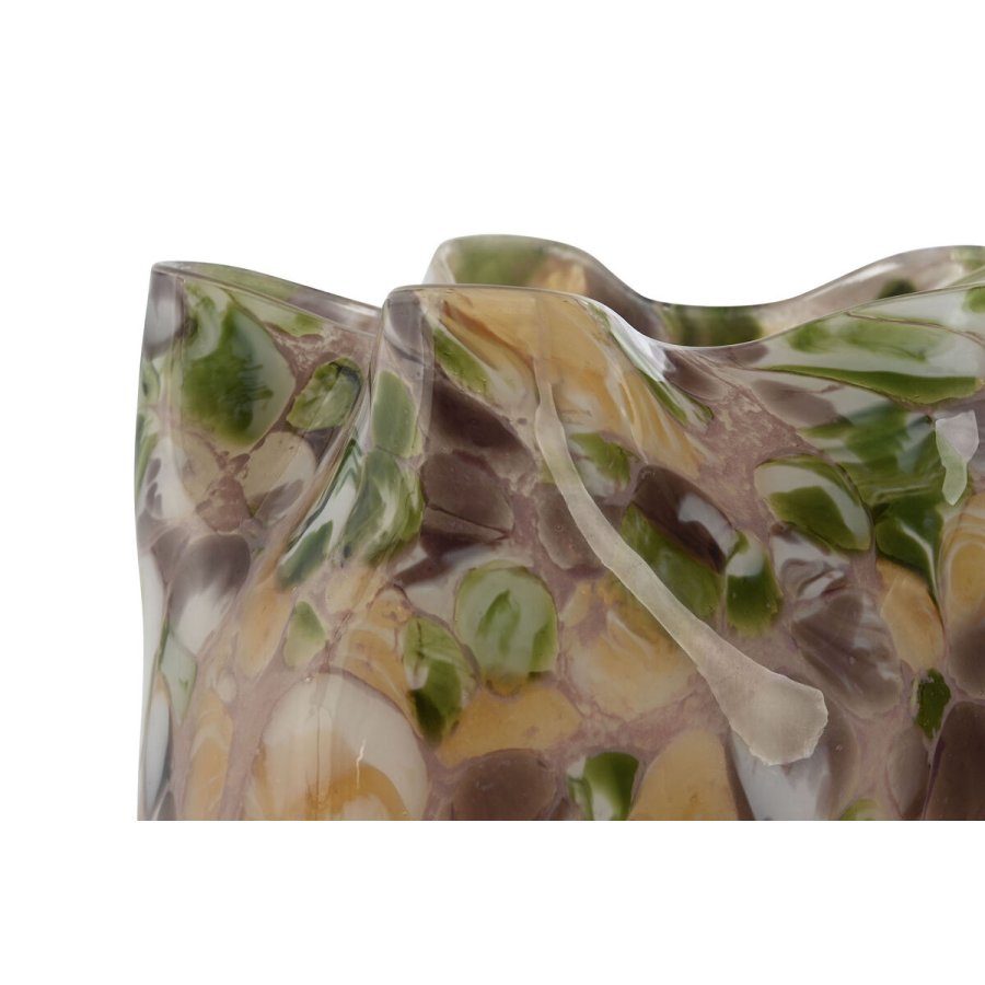 Vase Home ESPRIT Multifarvet Krystal Moderne 18 x 18 x 21,5 cm #3