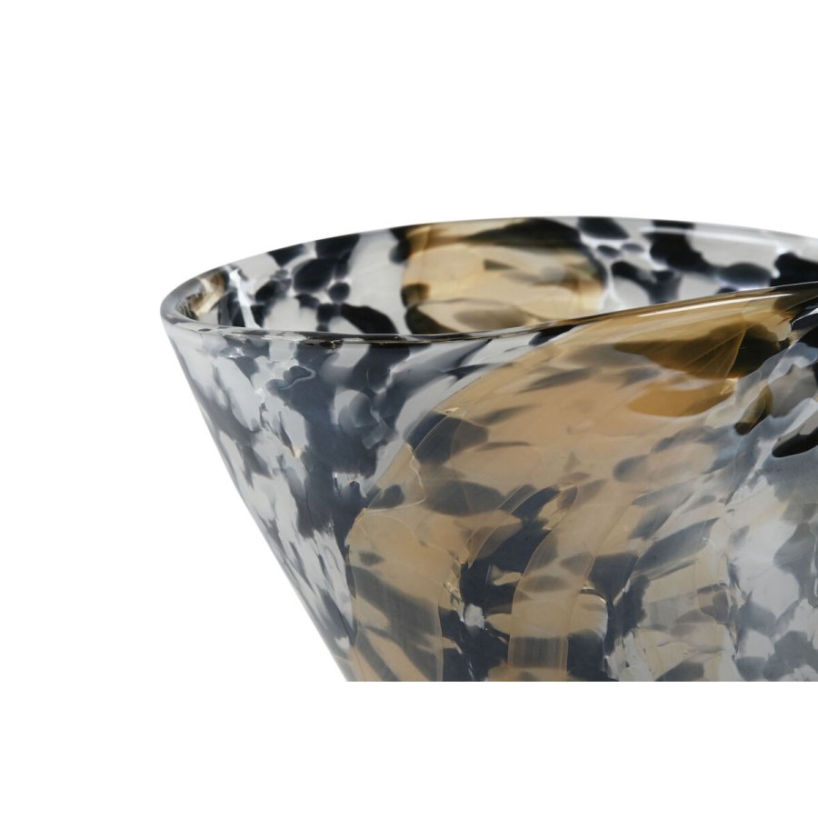 Borddekoration Home ESPRIT Sort Fldefarvet Krystal 29 x 20 x 15,5 cm #3